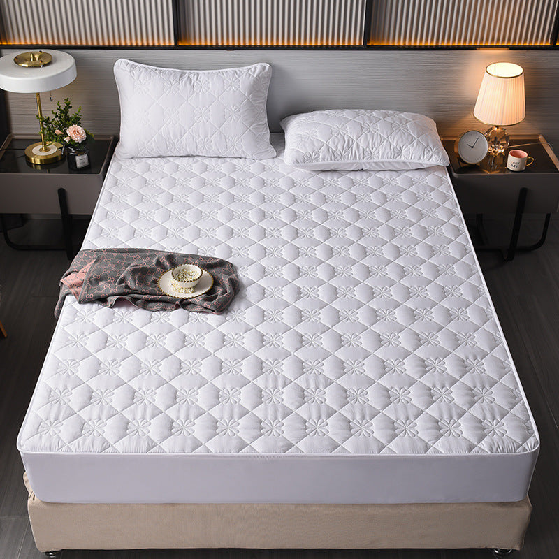 King Size Premium Waterproof Cotton Mattress Cover/ Waterproof 4 Layer Bedsheet
