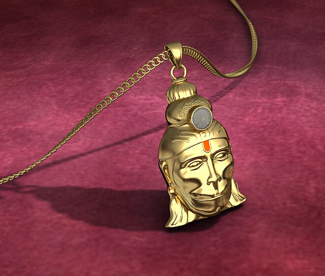 Hanuman Chalisa Yantra (Gold Plated)