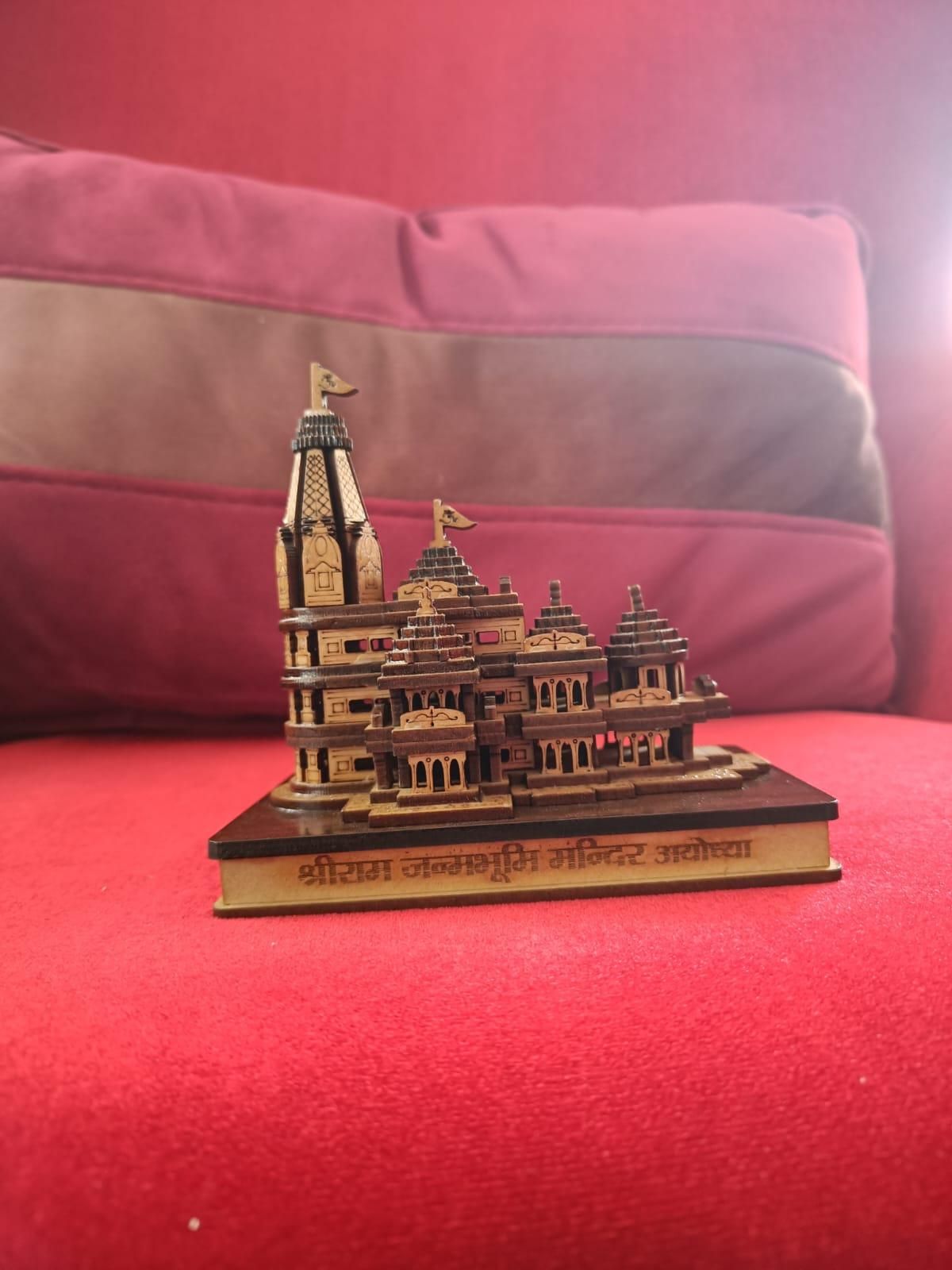Shri Ram Mandir Ayodhya 3D Wooden Temple