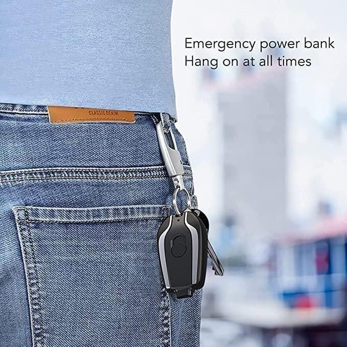 Portable Emergency Key Chain Power Bank