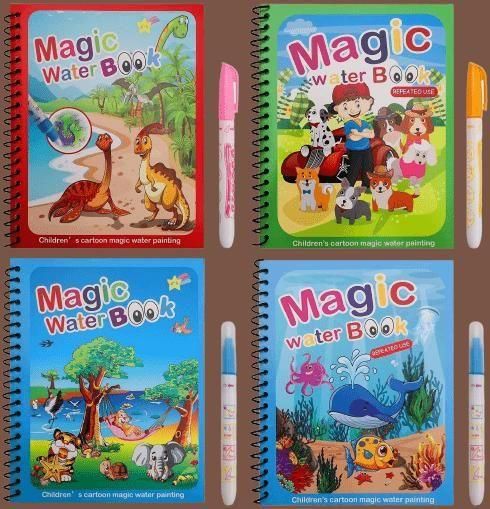 Magical Drawing Book For kIds 🎨 (Set of 4)