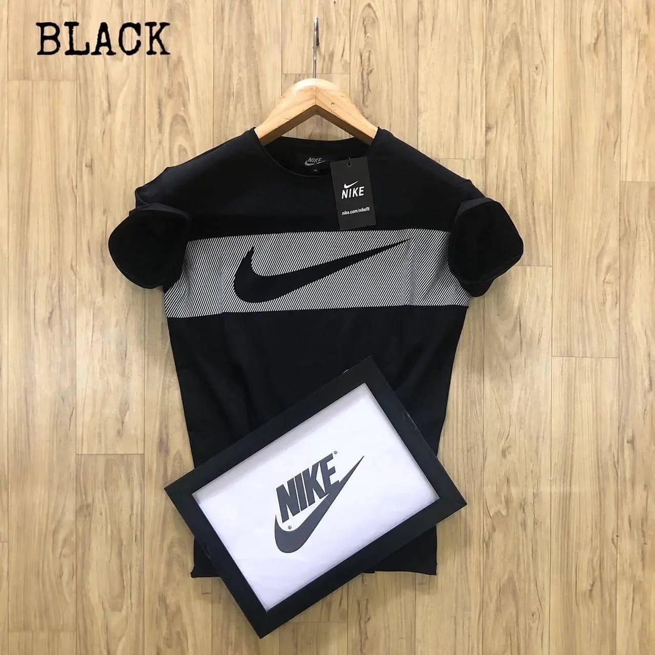 Black Half Sleeves T-Shirt