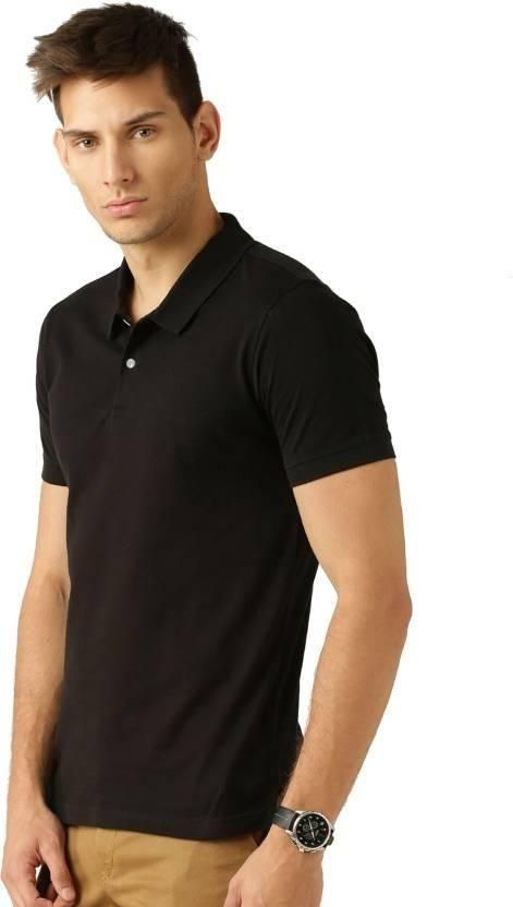 Polyester Solid Half Sleeves Polo T-Shirt Pack Of 4